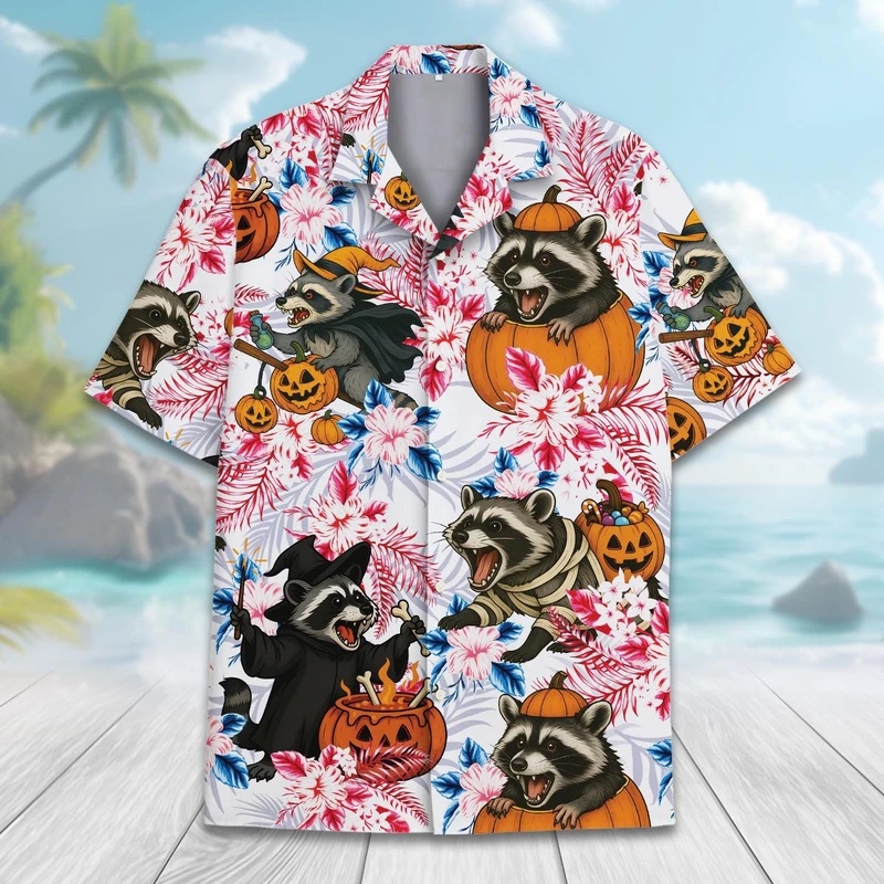 Heren Zomer Hawaiiaans Wasbeer - Vintage Hawaiian Floral Shirt recensie en prijs