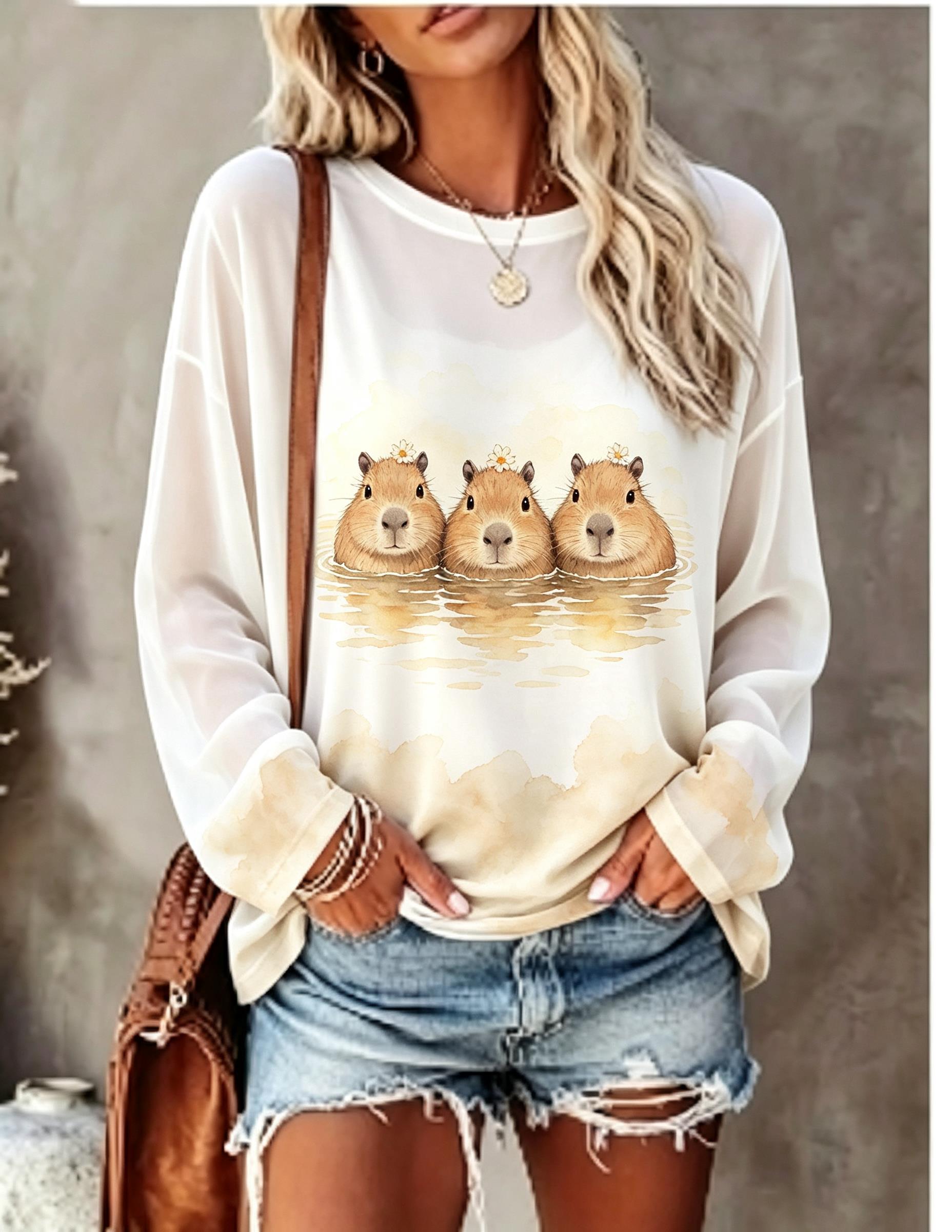 Dames T-shirt met lange mouwen - T-Shirts recensie en prijs